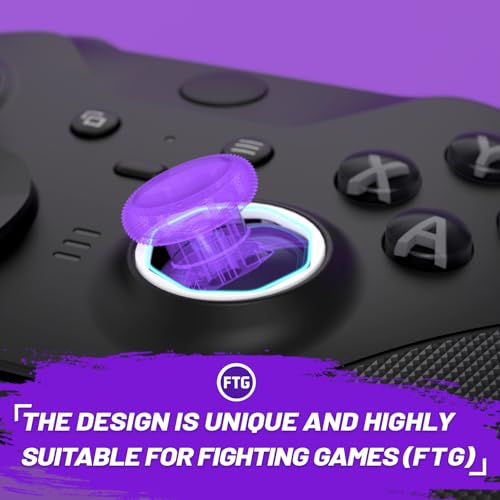 Image of Redesigned Replacement Octagonal Gated Sticks Accent Rings for Xbox Elite Series 2 Core, for Elite Series 2, for Xbox Elite, for eXtremeRate ASR Version Shell for Xbox Series X /S Controller - White