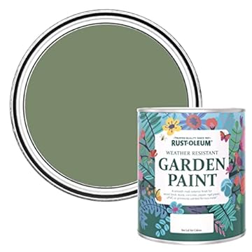 Rust-Oleum Green Mould Resistant Garden Paint in Matt Finish - All Green 750ml