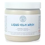 Penguin Pottery - 16 oz Liquid Kiln Wash - Ready to Use - No Need to Mix - Prevent Glaze from Sticking to Kiln Shelves