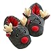 SHIXIAOSHU Cartoon Animal Claw Shoes Home Warm Shoes Neutral Soft Plush Home Slippers Claw Shoes (Midline (EUR 34-39), Cervo)