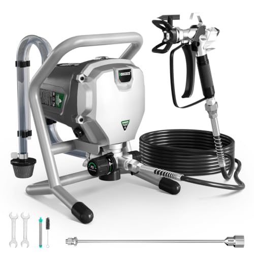 Airless Paint Sprayer, Thin-Free Elec, Brass Nozzles, Ext Rod,Min Overspray by Baococo - Used condition - US$170.99