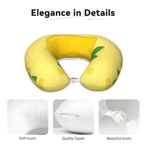 Almohada de viaje de espuma viscoelástica U 30x25 cm miniatura 3