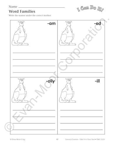 Take It to Your Seat Literacy Centers, Grades K-1 - Image 7
