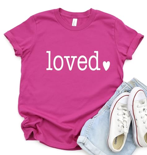 Kids Valentine Day Loved Shirt, Boys and Girls T-Shirt, Love Tshirt for Vday3