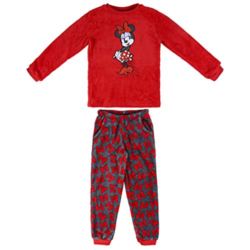 Pyjama long Minnie Cerdá en polaire coral pour réchauffer les nuits d'hiver des enfants