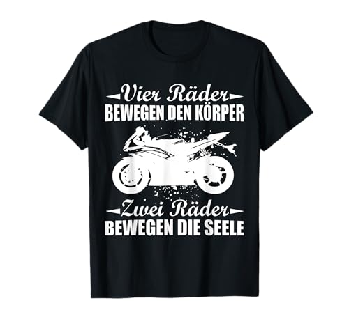 Witziger Motorrad Biker Spruch Zwei Räder...
