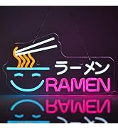 Amazon | JOMOBUTY ラーメン ネオンサイン 多階段調光可 LED 拉麺