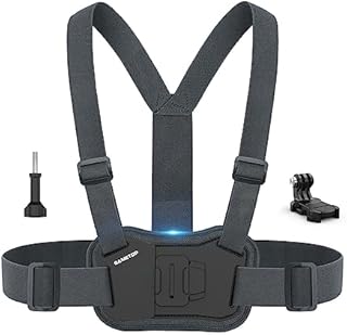 Sametop Brustgurt Brusthalterung Chest Mount Kompatibel mit GoPro Hero 11 10 9 8 7 6 5 Session AKASO DJI Osmo Action Kameras - Vereint Stabile und Komfort Performance