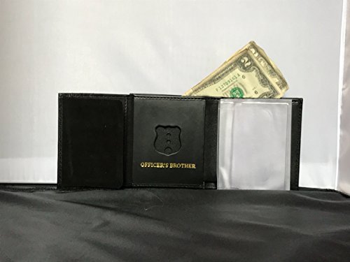 MINI BADGE WALLET OFFICER BROTHER,CREDIT CARD,ID, PICTURES, BILLFOLD