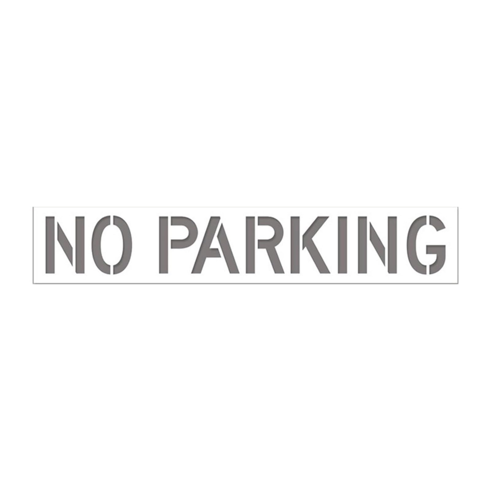 Xjdzineq 12Inch Parking Restriction Stencil Flexible Silicone Drawing Templates for Asphalt Concrete Road and Lane Marking Silicone Parking Templates