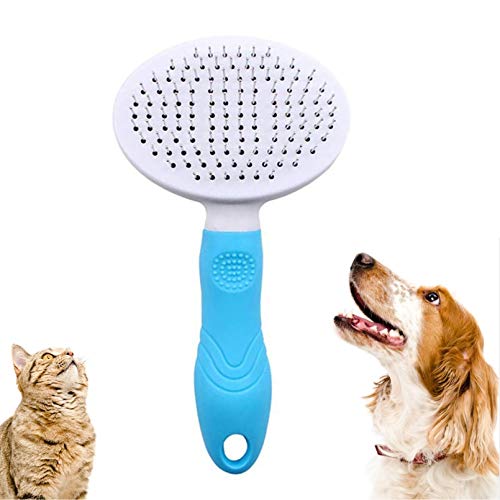 BEANKI Pets Cepillo Perros y Gatos, Autolimpiante Cepillos de Aseo para Mascotas, Peine para Perros Gatos, Cepillo para Perros para Pelar, para Perros Pequeños, Medianos y Grandes, Gatos, Caballos Cover