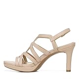 Women's platform pump heeled sandal with chic, cutout designs for a strappy look Manmade, metallic manmade or fabric upper with a round toe and non-slip outsole shoes for women Women's heeled sandals with Contour+ technology for a premium fit and all...