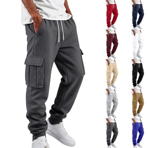 Cargo Joggers Men Baggy High Waisted Pants with Pockets Work Trousers - image 1