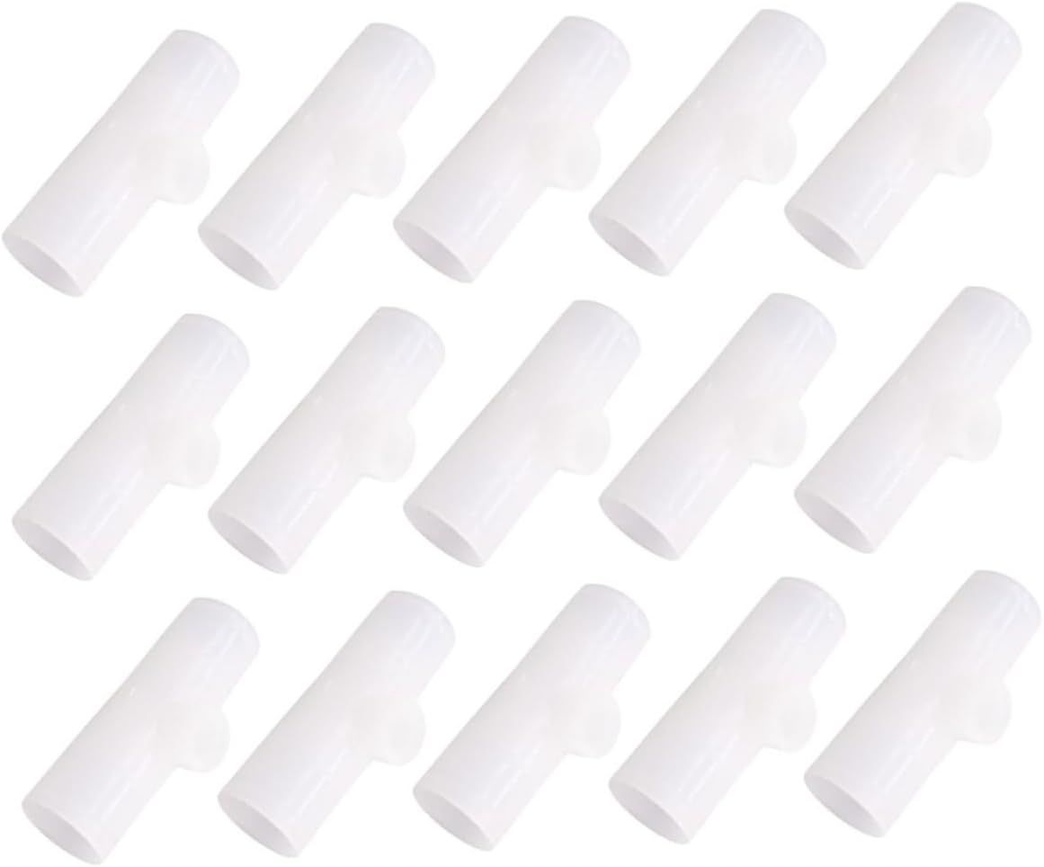 HANABASS 75pcs Automatic Chicken Waterer Tee Fittings Way Connectors for Easy Poultry Watering Suitable for Chickens Ducks and Other Birds