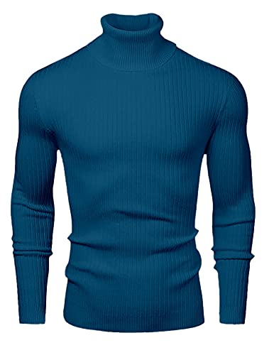 Image of NORTHWIND Men's High Turtle Neck Cotton T-Shirt