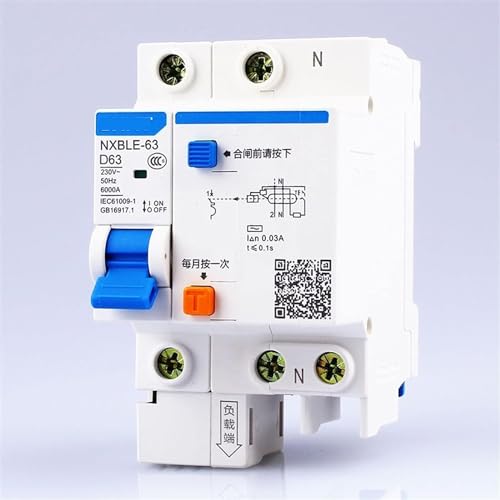 Disjoncteur différentiel NXBLE-63 AC230V type D pour protection électrique de maison - 2
