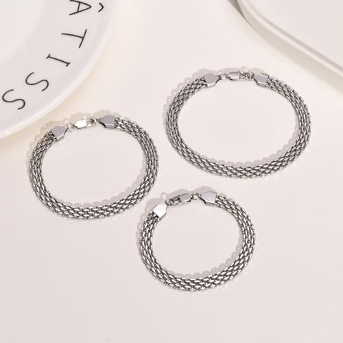 18K gold mesh bracelet for women's fashionable tennis bracelet with simple design and elegance, as a gift for women3