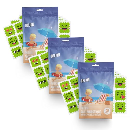 Patch anti moustique, tique et acarien | Idéal pour les activités en plein air | Summer pack de 270 autocollants anti-moustiques | Pratique et ludique