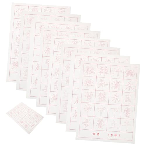 Tofficu 90 Folhas Papel Para Prática De Caligrafia Papel De Cópia Caderno De Caligrafia Ferramenta D