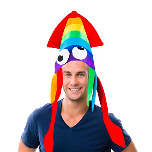 image for Tigerdoe Squid Hat - 2 Pack - Rainbow Squid Hat - Sea Animal Hat – R