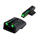 TRUGLO TFO Handgun Sight Set - Fits Novak LoMount Cut .260/.500