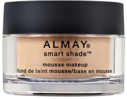 Almay Smart Shade Mousse Makeup, Light [100] 0.7 oz (Pack of 2)
