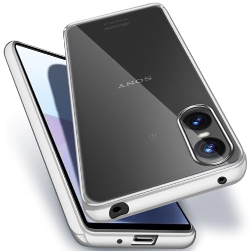 Sony Xperia 10 vi �N���A �P�[�X �ϏՌ� SO-52E SOG14 XQ-ES44 �J�o�[ �ČRMIL�K�i �G�N�X�y���A10vi �X�}�z�P�[�X TPU �ی�P�[�X �X�g���b�v�z�[���t�� ���b�L���H �N���A�o�b�N�i�V���o�[�j