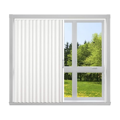 GOCHUSX Interior Accordion Door, Aluminum Sliding Concertina Doors Internal, Sliding Door Indoor Open Kitchen, Pantry Temporary Door For Doorway Patio Room Garage