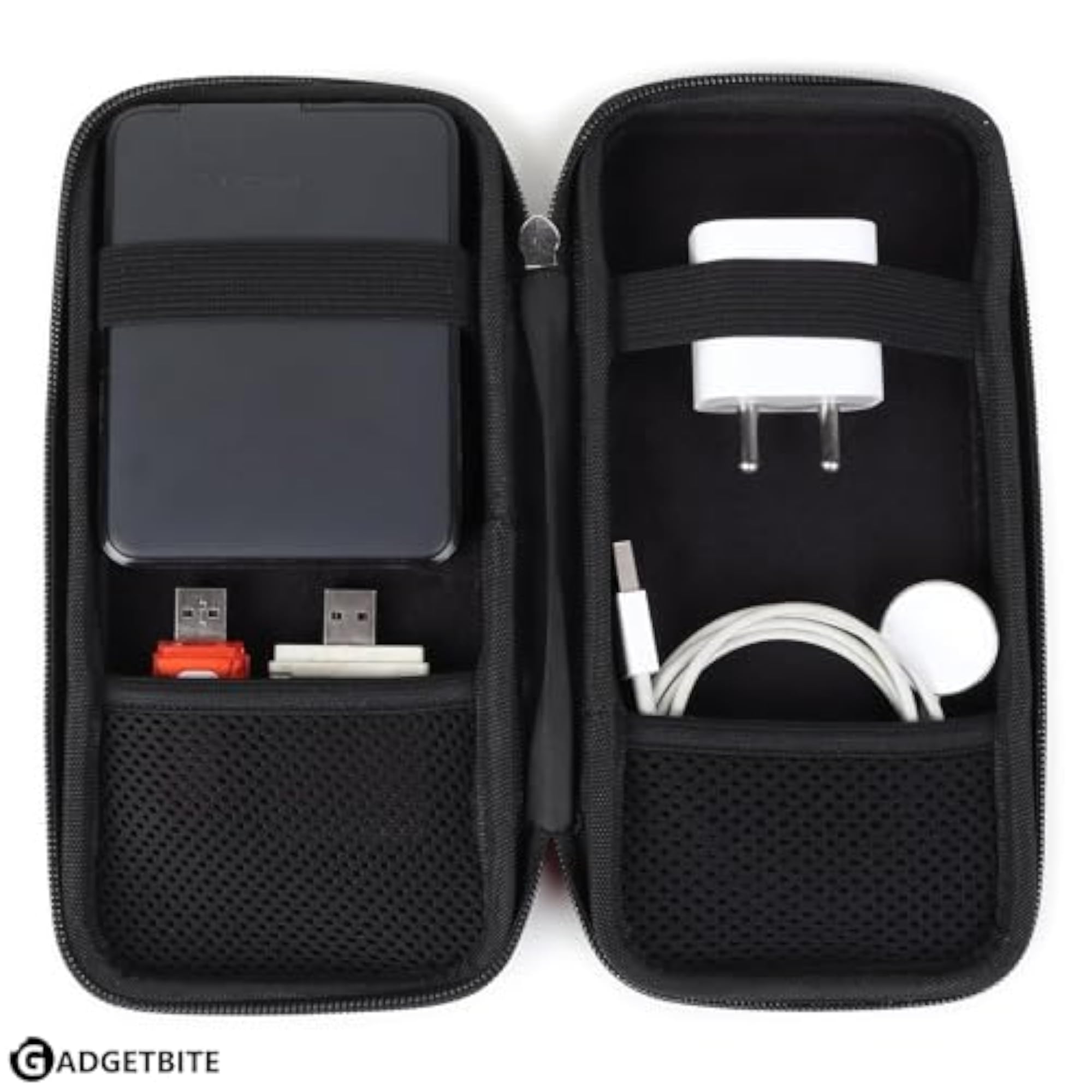 Portable Electronic Accessories Organizer Pouch