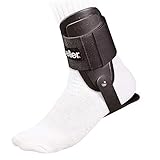 【日本正規品】 ミューラー(Mueller) LITE(ライト)アンクルブレイス ブラック フリーサイズ(靴のサイズ25-31cm) 4552MJ 足首サポーター ねんざ予防 足用 サポーター