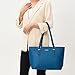 Handbags for Women Shoulder Tote Satchel Purse 2 Pcs Set with Matching Wristlet Bag QueBlue