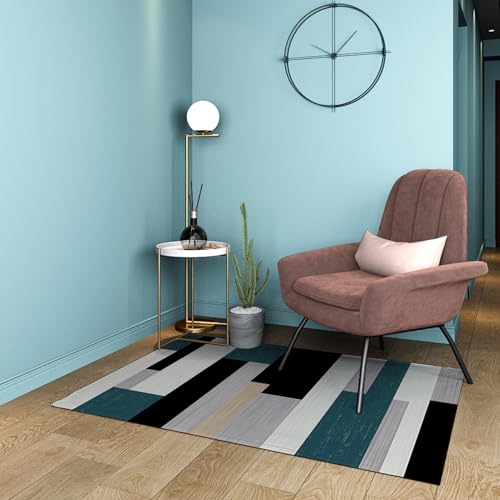 Alfombras de área para sala y comedor tipo corredor de 90x230 cm de fácil limpieza 4