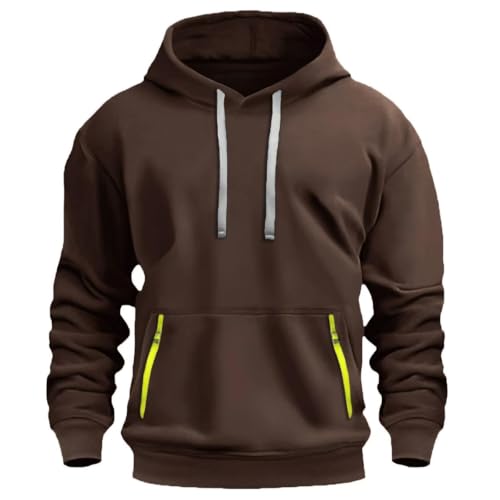 Sweat à capuche pour homme veste polaire zippée vêtement de sport