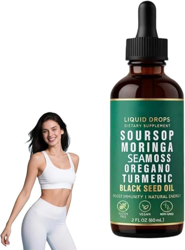 Gotas Naturales de Guanábana, Veganas, Sin OGM, Apoyo Inmunológico, Mejora la Salud Intestinal,1pc Gotas Naturales de Guanábana, Veganas, Sin OGM, Apoyo Inmunológico, Mejora la Salud Intestinal,1pc