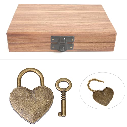 Lucchetto a forma di cuore in metallo piccolo