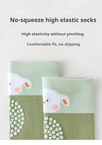 Baby Toddler Knee High Non-Skid Socks Boy Girl Non Slip Socks Newborn Infant Floor Crawling Stockings 5 Pairs4