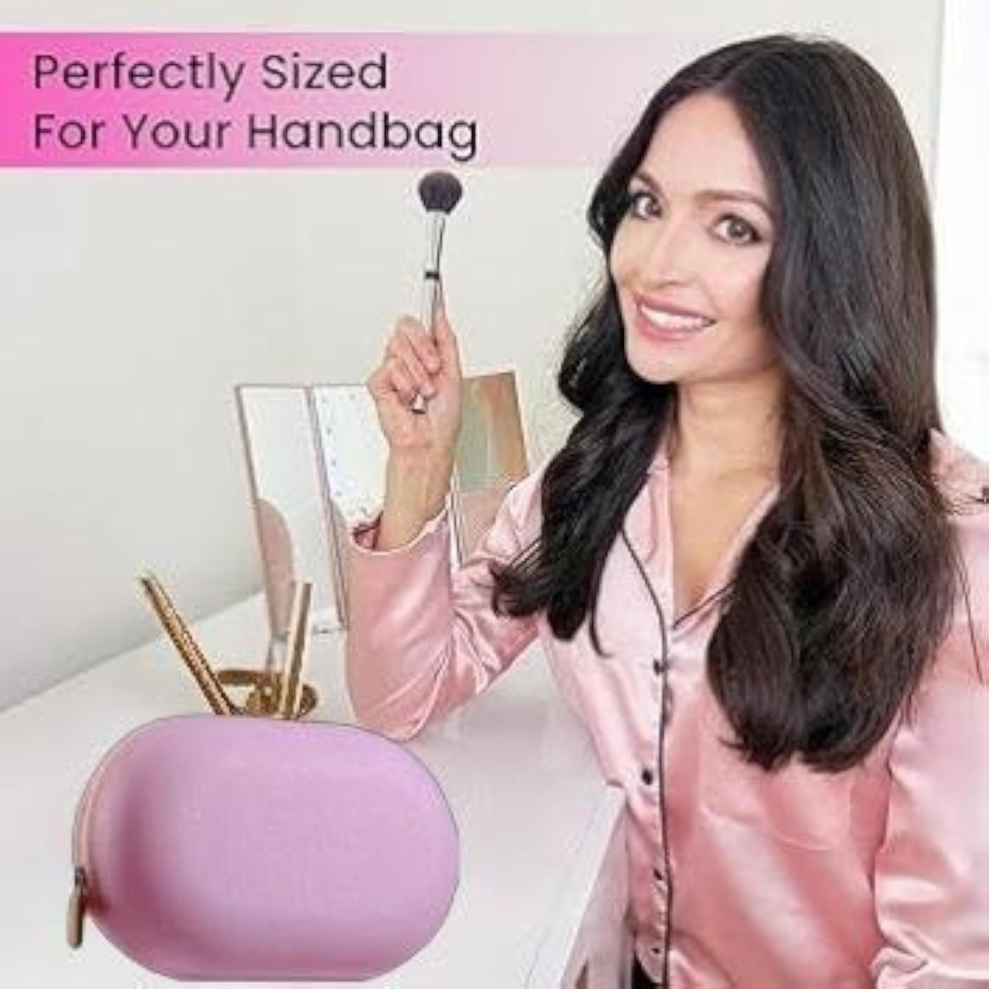 Silicone Travel Cosmetic Bag, Portable Makeup Storage Pouch