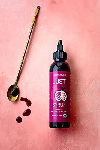Just Pomegranate Syrup : Organic Pomegranate Molasses | Six  8.8 Oz Squeeze Bottle I Low-Glycemic, Vegan, Paleo #TOP1