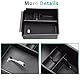 GAFAT Hyunda-i Tucson NX4 2021-2023 2024 (Automatikgetriebe) Mittelkonsole Aufbewahrungsbox, Tucson 2023 2022 Armlehne Organizer Tray Handschuhfach (Schwarz)