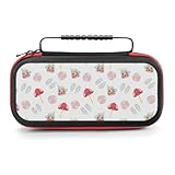 AoHanan Switch Carrying Case Umbrella Inflatable Ball Switch Game Case with 20 Games Cartridges Hard Shell Travel Protection Storage Case for Console & Accessories