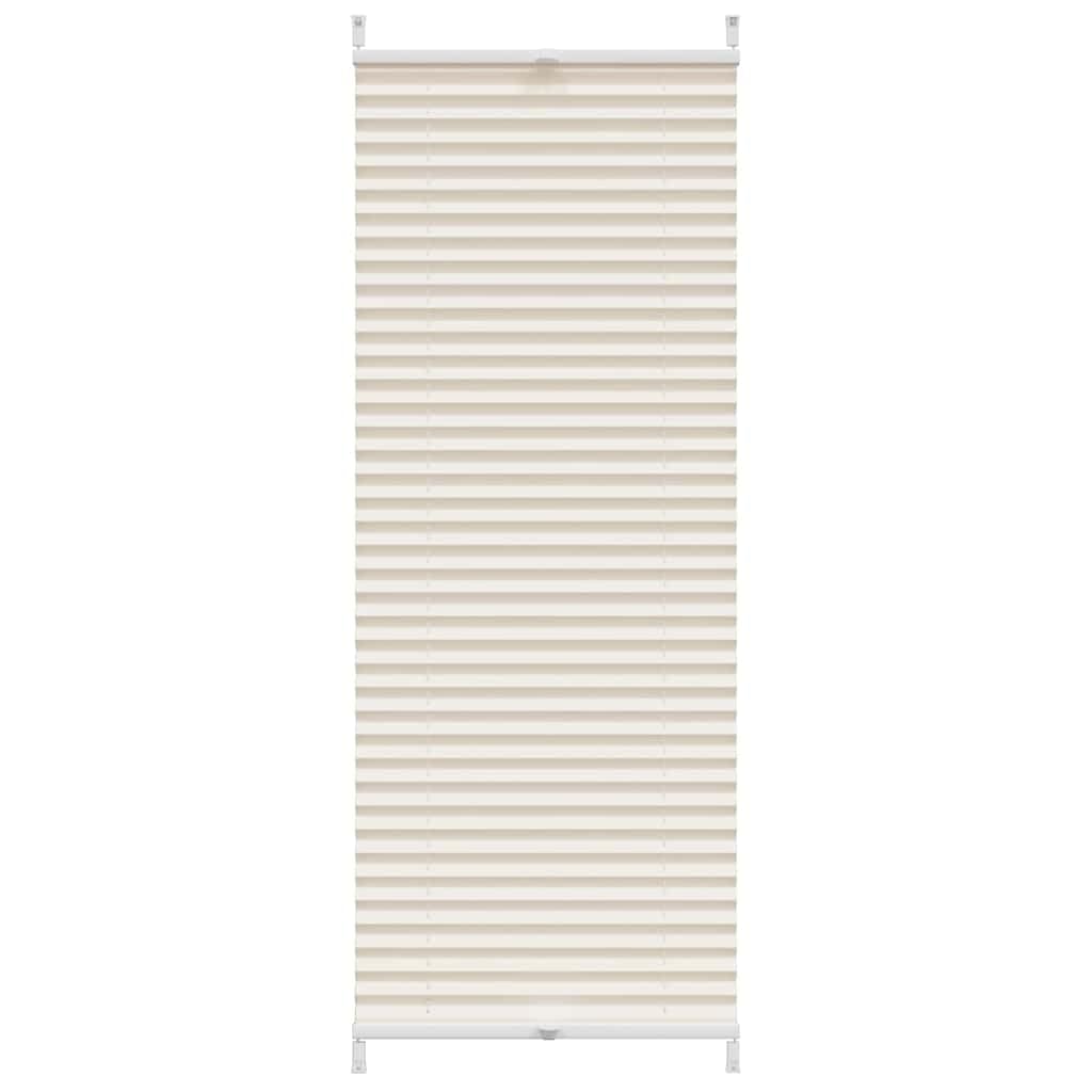 Vidaxl Cream Plisse Blind 50X150cm Pleated Window Curtain Shade Sunscreen