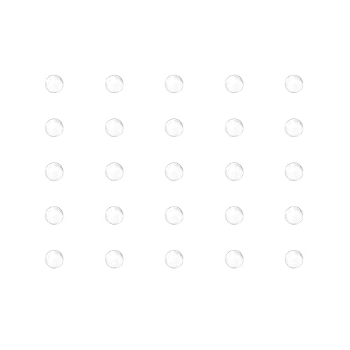 1200 cuentas de vidrio para hervir bolas de vidrio de 0.079 pulgadas de soda y cal para mezclar botellas, transparente