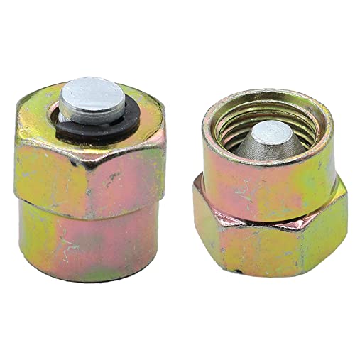 PLENTZOM 14MM Fuel Injector Block-Off Tool Cap 9011 EN-47589-1 Compatible with Dodge Cummins 5.9L and 6.6L Chevy/GMC Duramax 2003-2018 (2)
