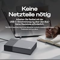 Seagate 16TB One Touch Desktop-Festplatte | USB-C (STNB16000400) – Ansicht 3