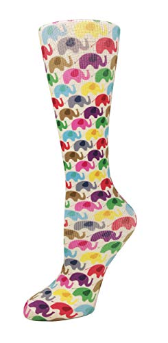 Image of Cutieful Compression Socks Knit Wide Calf 10-18mm /HG