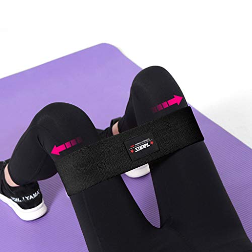 CapsA Hip Booty Exercise Bands Resistance Bands for Legs and Butt, Glutes, Thigh Non-Slip Bands Sports Yoga Latex Stretching Wide Workout Bands (Mint Green, 74cm)