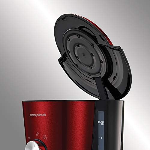 Morphy Richards Evoke 162522 Filter Coffee Machine, Red