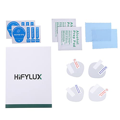 CUCUDAI Conjunto de 4 peças/película protetora de lente VR antirriscos para óculos Oculus Quest 2 VR