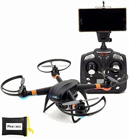 RealAcc Global Drone GW007-1 Upgrade DM007 WIFI FPV With 720P Camera 2.4G 4CH 6Axis RC Quadcopter Mode 2 (Black)