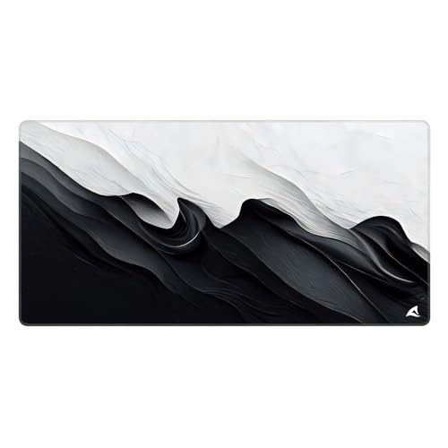 Tapis de souris de jeu Sharkoon Skiller SGP40 D12 noir antidérapant